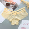 Lace Low-rise Cross strap Lingerie G String Panties